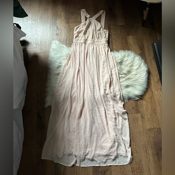 LULU’S Air Of Romance Peach Maxi Dress - Picture 4 of 6
